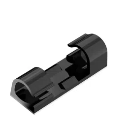 Robustt ABS Strong Self Adhesive Cable Organiser Clip with 3M Foam, Black (Pack of 100 Pcs)-image-8