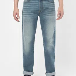 Passion Men Mid-Rise Light fade Stretchable Cotton Jeans-image-80