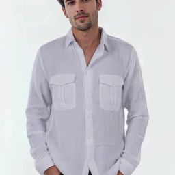 Celio* Optical White Regular Fit Shirt-image-91