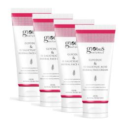 Globus Naturals Glycolic & 1% Salicylic Acid Herbal Face Cream - Pack of 4-picture-17