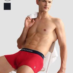 U.S. Polo Assn. Red & Navy Trunks - Pack of 2-picture-34
