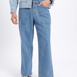 glitchez Men Street Slouch Baggy Fit Jeans-image-19