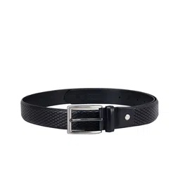 ROSSO BRUNELLO Men Slim Textured Leather Belt-image-25