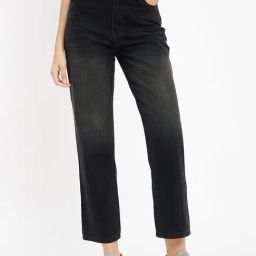 Camla Black Regular Fit Mid rise Jeans-image-98