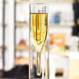 Smokey Cocktail Transparent Glass Bubble Flute Double Wall Party Glasses (125ml) - Set of 2-image-38