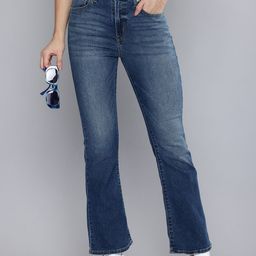 Levis Women 725 Slim Bootcut High-Rise Heavy Fade Stretchable Jeans-image-96
