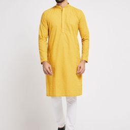 Ethnic India Men Thread Work Kurta-41