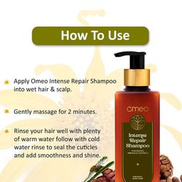 Omeo Intense Repair Shampoo with Reetha Amla & Calendula - 100ml image 3