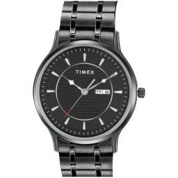 Timex Men Black Round Dial Analog Watch - TWTG10509 image 2