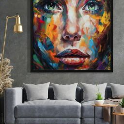 999Store Printed Multicolor Canvas Wall Art-image-84