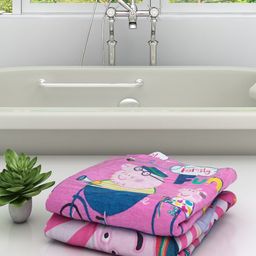 Athom Trendz Unisex Set Of 2 Printed Cotton 350 GSM Bath Towels-9