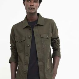 Rare Rabbit Olive Relaxed Fit Solid Jacket-image-38
