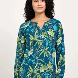 Dreamz by Pantaloons Blue Printed T-Shirt-image-33