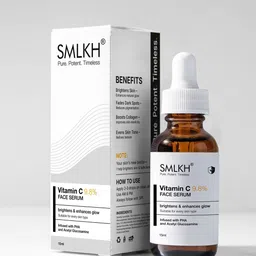 Smlkh Vitamin C Face Serum For Skin Brightening & Dark Spots Reduction- 15 ml-6