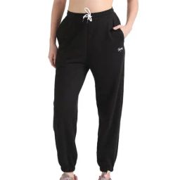 Tommy Hilfiger Black Logo Relaxed Fit Joggers-image-99
