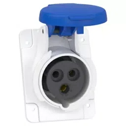 Schneider Electric 2 Pole + E, 16 A, 200-250 V, IP44 Panel Mounted Socket Angled Type, PKY16F423-picture-46