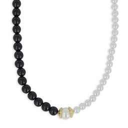 AKSHARA Girls Black & White Synthetic Handcrafted Necklace-image-81
