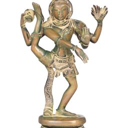 Exotic India Brown Religious Idol Showpiece-image-47