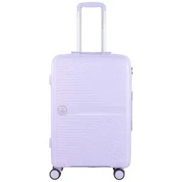 Nasher Miles Bruges Hard-Sided Polypropylene Check-in Luggage Pastel Purple 24 inch|65cm Trolley Bag-image-10