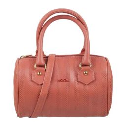 Mochi Pink Textured Medium Satchel Handbag-2