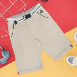 Pantaloons Junior Grey Cotton Regular Fit Shorts-picture-39
