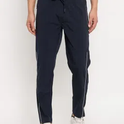 Duke Navy Regular Fit Trackpants-picture-1