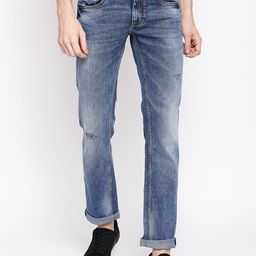 Basics Men Blue Skinny Fit Low-Rise Clean Look Jeans-image-44