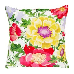 Alina decor Multicoloured Set of 5 Floral Print 16" X 16" Square Cushion Covers-17