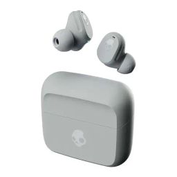 Skullcandy Mod in-Ear Bluetooth Earbuds with 34 Hr Battery (Light Grey & Blue, True Wireless)-37
