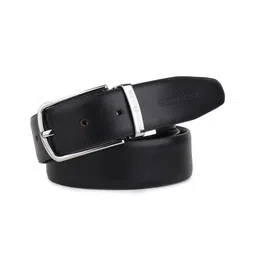 JND Men Textured Leather Reversible Belt-image-41
