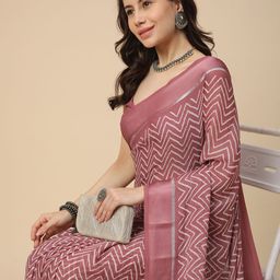 RATAN Zari Poly Georgette Designer Saree-39