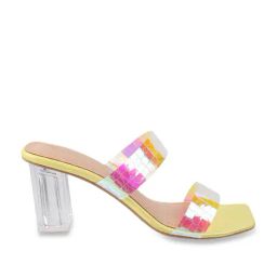 Mochi Women's Yellow Casual Sandals-image-32