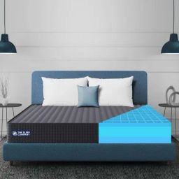 The Sleep Company SmartGrid Orthopedic Pro Grey Polymer King Size Firm Mattress 78X72X8 Inch-36