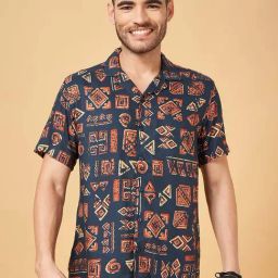 People by Pantaloons Multicolored Slim Fit Printed Shirt-picture-42