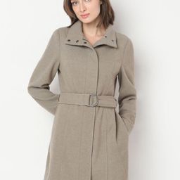 Vero Moda Relaxed-Fit Above Knee- Length Overcoat-image-1