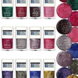 FORFOR Set of 6 Long Lasting Quick Dry Glitter Nail Polish - 5 ml each image 5