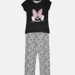 Pantaloons Junior Black & White Printed Top with Pants-image-30