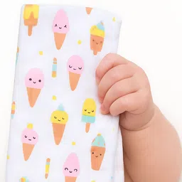 BAESD Set Of 6 Printed Muslin Cotton Baby Washcloths-38