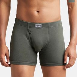 Jockey Men Pack Of 2 Assorted Pure Cotton Boxer-Style Briefs 8008-0201-DPOLV-35