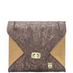 THE HOLISTIK Glititer Brown & Bronze Textured Medium Handbag-28