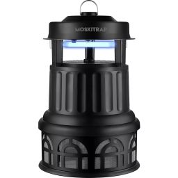 Moskitrap Pest Trap Kit with UV LED Light (6 W) & Stent Magneta Lure Electric Black Round Shape Plastic for Indoor & Outdoor, Gm 928 +-picture-17