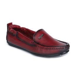 Zoom Shoes Women Textured Leather Loafers-image-96