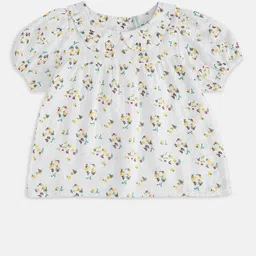 Pantaloons Baby White Floral Print Top-picture-45