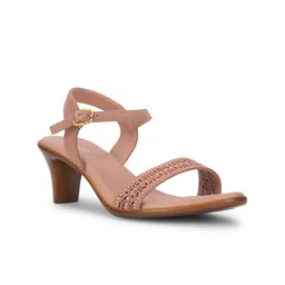 Bata Embellished Block Heels-19