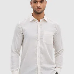 Snitch Men Smart Fit Spread Collar Textured Casual Shirt-image-86