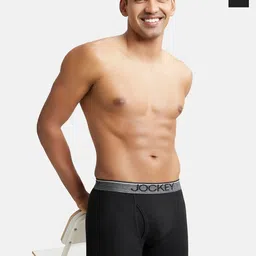 Jockey Modern Classic Men Pack of 2 Black Boxer Briefs 8009-0205-picture-54