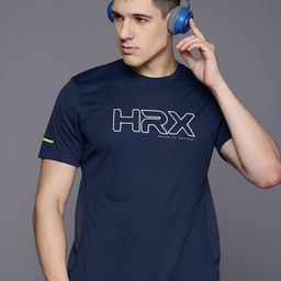 HRX by Hrithik Roshan Rapid-Dry Printed Training T-shirt-image-33