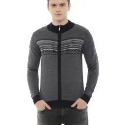 Louis Philippe Grey Full Sleeves Sweater-picture-41