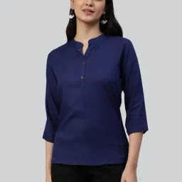 Lyra Indigo Regular Fit Tunic-image-54