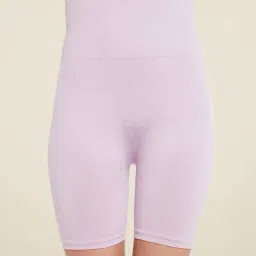 Clovia Lavender Self Print Shapewear-picture-20